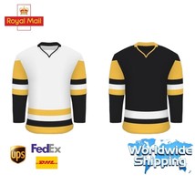 Customizd,Ice Hockey Jersey, Fabric &amp; Material, 100% Polyester Moisture ... - £57.43 GBP