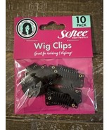Softee 10 Pack SMALL Black Wig Clips , Brand New Sealed Packed - $144.78 MXN