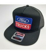 Ford Trucks Otto Flat Bill Baseball Cap Hat Embroidered Patch Mesh Snapb... - $27.71
