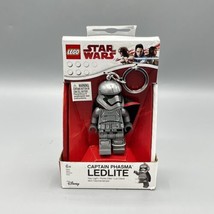 Lego Star Wars Captain Phasma LED Lite 3&quot; Mini Figure Keychain Light 2017 - £23.87 GBP