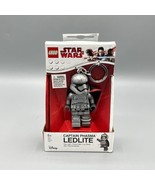 Lego Star Wars Captain Phasma LED Lite 3&quot; Mini Figure Keychain Light 2017 - £23.21 GBP