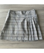 Nike Golf Dri-FIT Plaid Pleated Skort Gray Size 10 Athletic Stretch Skirt - $24.95