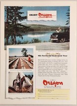 1948 Print Ad Oregon Travel Scenic Highways This Territorial Centennial Year - £13.82 GBP