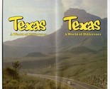 1980 TEXAS Official Highway Travel Map William Clements Governor - £10.84 GBP