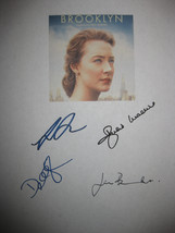 Brooklyn Signed Film Movie Screenplay Script Autographs Saoirse Ronan Ji... - £15.94 GBP