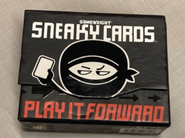 Sneaky Cards Play It Forward Interactive Card Game by Gamewright 2015 Ve... - $4.20