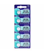 Sony 391/381 (SR1120/W/SW) Silver Oxide Battery (5 Count) - Expiration 0... - $16.99