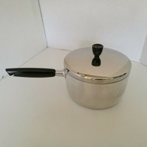 Vintage Revere Ware 1801 3 QT Aluminum Clad Pot Sauce Pan - £23.26 GBP