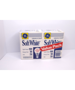 Vintage GE Soft White 100 Watt Light Bulbs Value Pack 8 Bulbs - $39.59