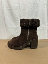 Bella Marie Brown Chunky Lug Sole Platform Ankle Boots Wmns Sz 8 - £23.84 GBP