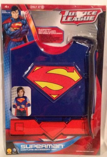 Primary image for Justice League SUPERMAN Costume Accessory Set - NEW - Super Hero Play!