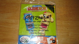 Chick Fil A Artzooka Slide Box Creations Paper Bag Pets Dog and Robot - $6.99