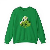 Shamrock Sweatshirt  Saint Patrick&#39;s Day Shirt College three leaf clover - £18.89 GBP+