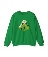 Shamrock Sweatshirt  Saint Patrick's Day Shirt College three leaf clover - £18.23 GBP - £42.95 GBP