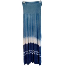 Lucky Brand Blue White Suddenly Summer Convertible Tube Dress Maxi Skirt XS - $55.09 CAD