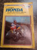 1980-1981 Honda ATC 185 200 Singles Service &amp; Repair Manual M326 - £27.37 GBP