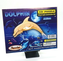 NEW Puzzled 3D Puzzles Bottle Nose Wood Dolphin 8+ 25 Pieces Intermediate NEW - £10.09 GBP