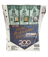 Vintage Stuart Hall 200 Sheets Wide Rule 5 hole Paper New 1985 - $349.01 MXN