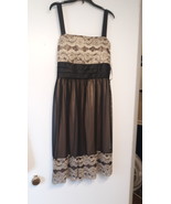 WOMENS SEMI FORMAL DRESS SIZE 12, NEW WITH TAGS, LACE - $27.54