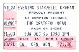 Grateful Dead Concert Ticket Stub December 9 1990 Tempe Arizona - £40.50 GBP