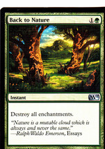 Back to Nature - Green - Instant - Magic the Gathering Uncommon Trading Card - £0.99 GBP