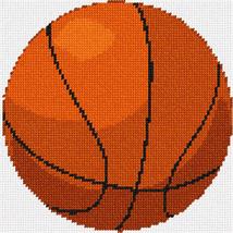 Pepita Needlepoint Canvas: Basketball, 7&quot; x 7&quot; - $50.00+