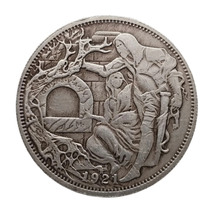 HB(249)US Hobo Nickel Morgan Dollar Silver Plated Copy Coin - £8.01 GBP