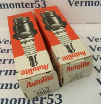 LOT OF FOUR Autolite 2553 Small Engine Spark Plugs replace by 2554 Champion DJ6Y - £9.19 GBP