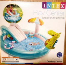 Intex Gator Play Center Pool Water Side Sprinkler NEW NIB Summer Fun Inflatable - £25.31 GBP