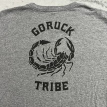 GoRuck Tribe Scorpion Tee Shirt Mens XL Gray Tri Blend Rucking Outdoor USA - £27.00 GBP