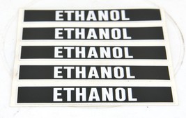 Adhesive Decal Labels 5 per Sheet “ETHANOL”    #6584 - $5.93