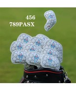 Golf Club Iron 4-9-PASX Head Cover White Wizard Cartoon 10pcs Set - €37,85 EUR