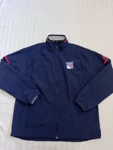 Adidas NHL New York Rangers Full Zip Rink Jacket Size XL. Blue. Rangers Logo - £18.37 GBP