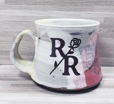 R &amp; R &quot;Reprise Coffee Roasters Handmade Floral 12 oz. Coffee Mug Cup - $13.47