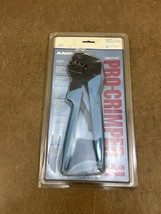 AMP Pro-Crimper II w Dies PIDG 22-18 16-14 12-10 AWG crimping hand tool ... - $199.99