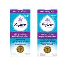 2x Replens Long Lasting Vaginal Moisturizer14 Applications Each Exp 04/2026 - $23.75