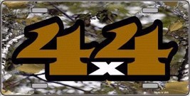 4 X 4 Camouflage Novelty 6&quot; x 12&quot; Metal License Plate Sign - £4.70 GBP