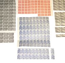 French West Africa Mint Stamp Sheets Lot Rhino French Colonies MNH Block image 2