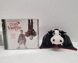 Vintage The Little Vampire Beanbag Plush Cow And Movie Soundtrack CD - £66.31 GBP