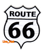 ROUTE 66 PATCH ROAD SIGN EMBLEM BADGE PATCH hot rod retro vintage americana - $4.99