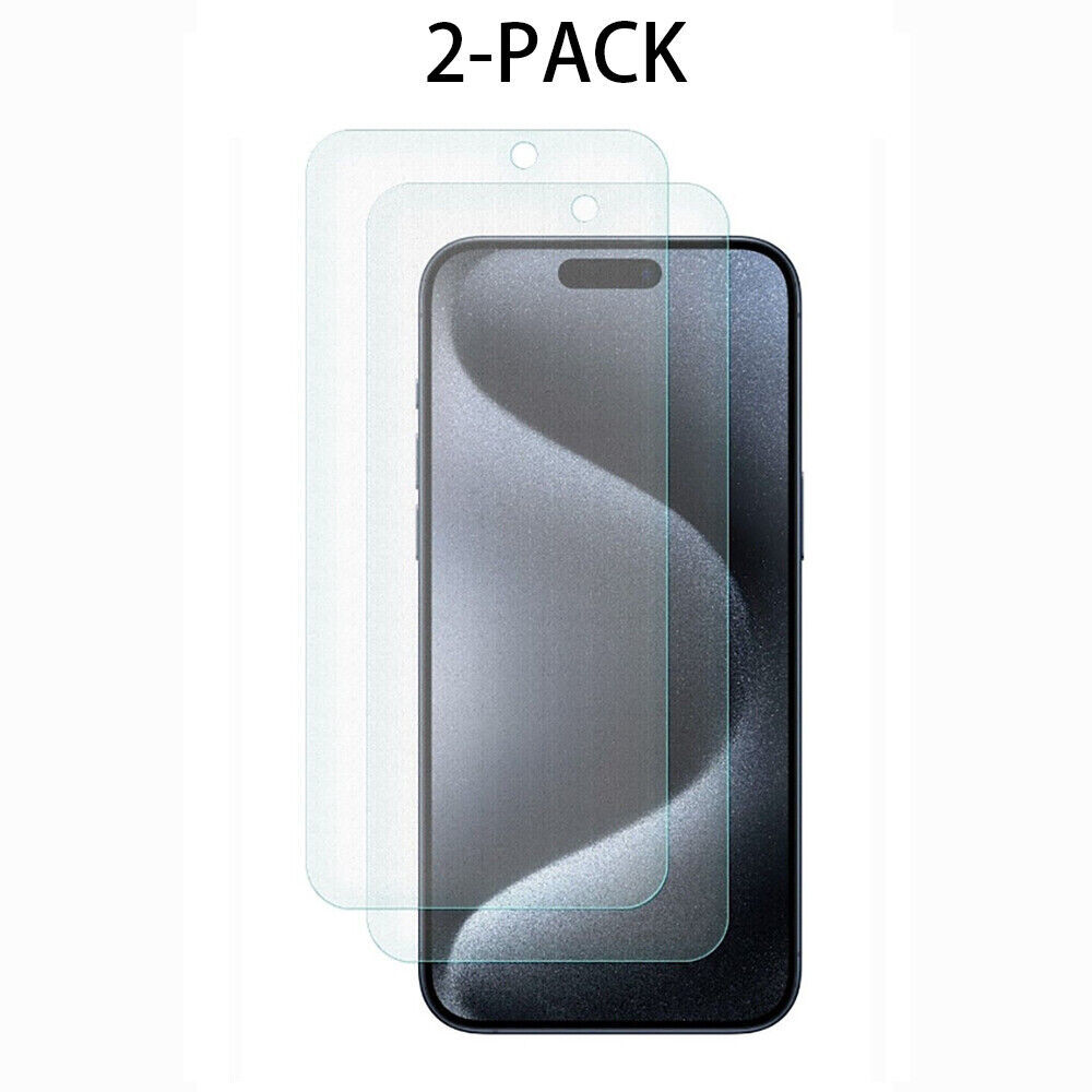 2X Anti-Glare Matte Tempered Glass Screen Protector for Apple iPhone 16 ... - $1.49