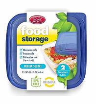 Delta Brands &amp; Products 248709 2.7 Cup Food Storage Container - 2 Count2 - £7.13 GBP