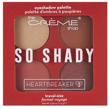 The Crème Shop -&quot;So Shady&quot; Eyeshadow Palette (Heartbreaker), NIB - $11.88