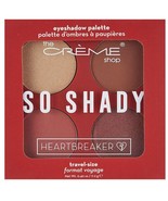 The Crème Shop -&quot;So Shady&quot; Eyeshadow Palette (Heartbreaker), NIB - £9.34 GBP