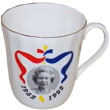 Aynsley 1992 Queen Elizabeth Ruby Jubilee 40th Anniversary Coronation Beaker Mug - £35.35 GBP