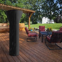 (2) Patio Heater Cover Outdoor Gas Heater Cover Heavy Duty Waterproof 87&quot; Black - £25.81 GBP