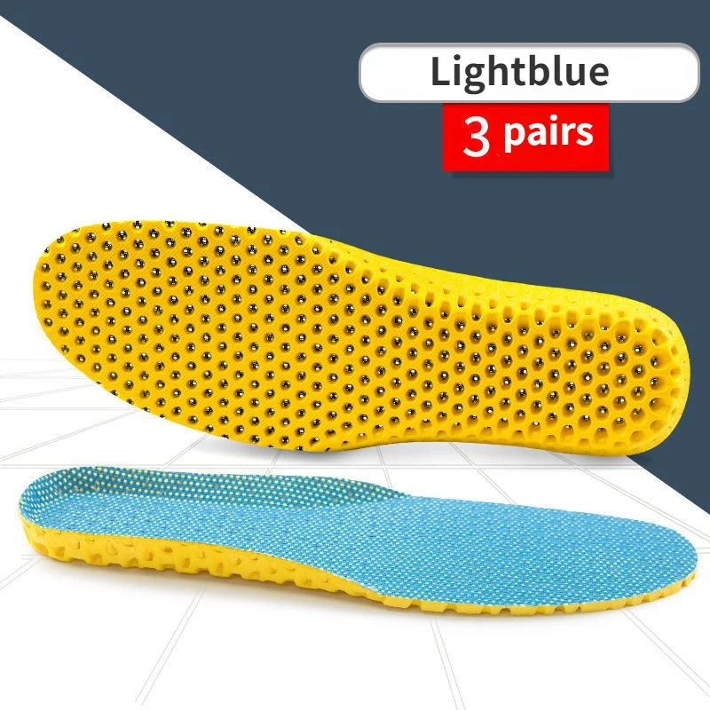 3pairs Shoe Insoles Memory Foam Men Feet Soles Pad Arch Support Safety Running   - £115.30 GBP