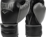 Everlast PowerLock Training Boxing Gloves (Black/Gray) Size 16 oz. (P000... - $54.45