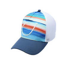 Reel Life Paint Stripes Snapback Hat adjustable Trucker Mesh Embroidered Hook - £18.26 GBP