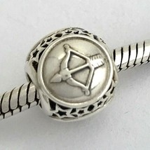 Authentic PANDORA Sagittarius Star Sign Sterling Silver Charm 791944, New - £30.62 GBP